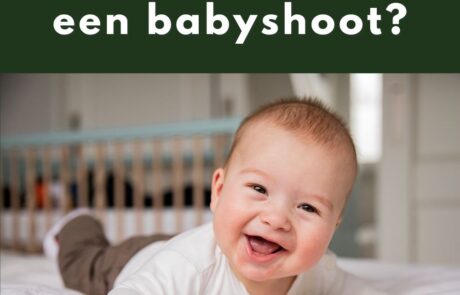 Ik neem je mee tijdens een babyshoot bij je thuis