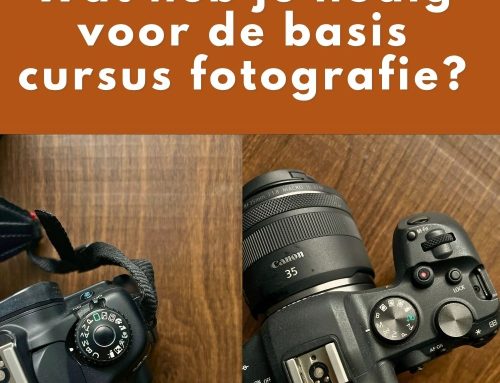 Welke camera heb je nodig voor een basiscursus fotografie?