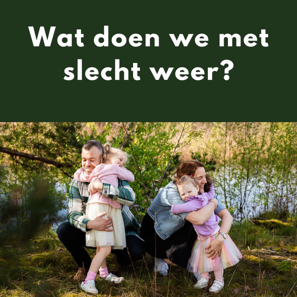 Wat doen we met slecht weer bij een fotoshoot?