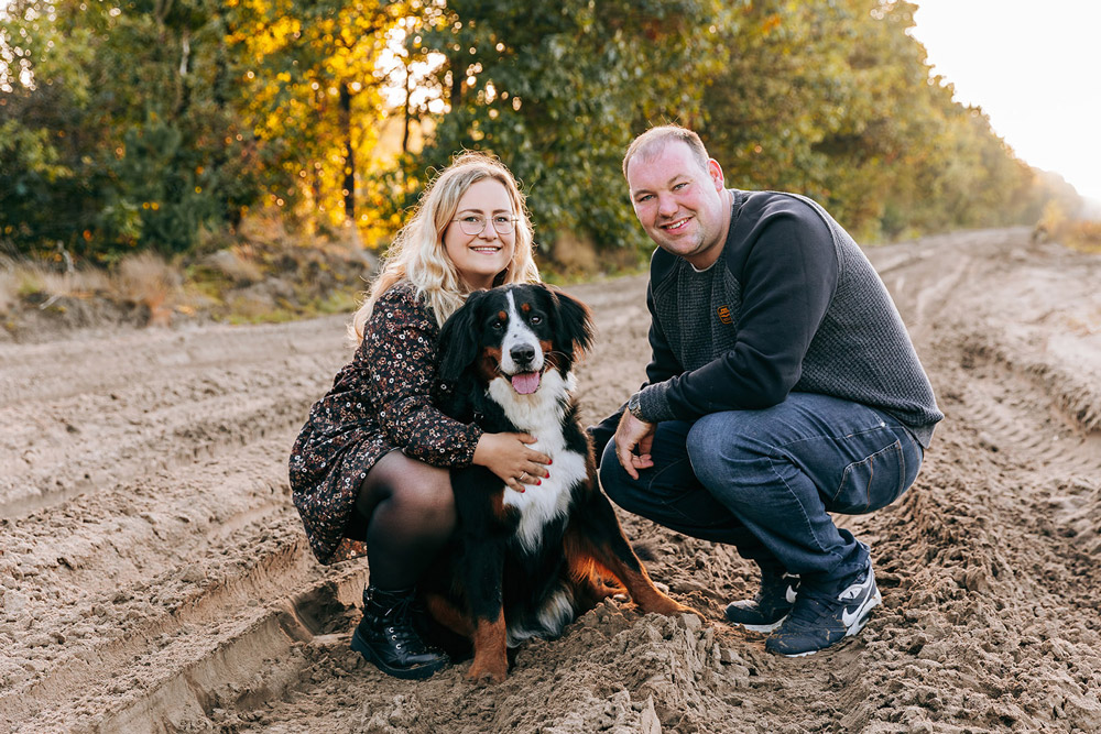 Fotoshoot met hond in de Oirschotse Heide