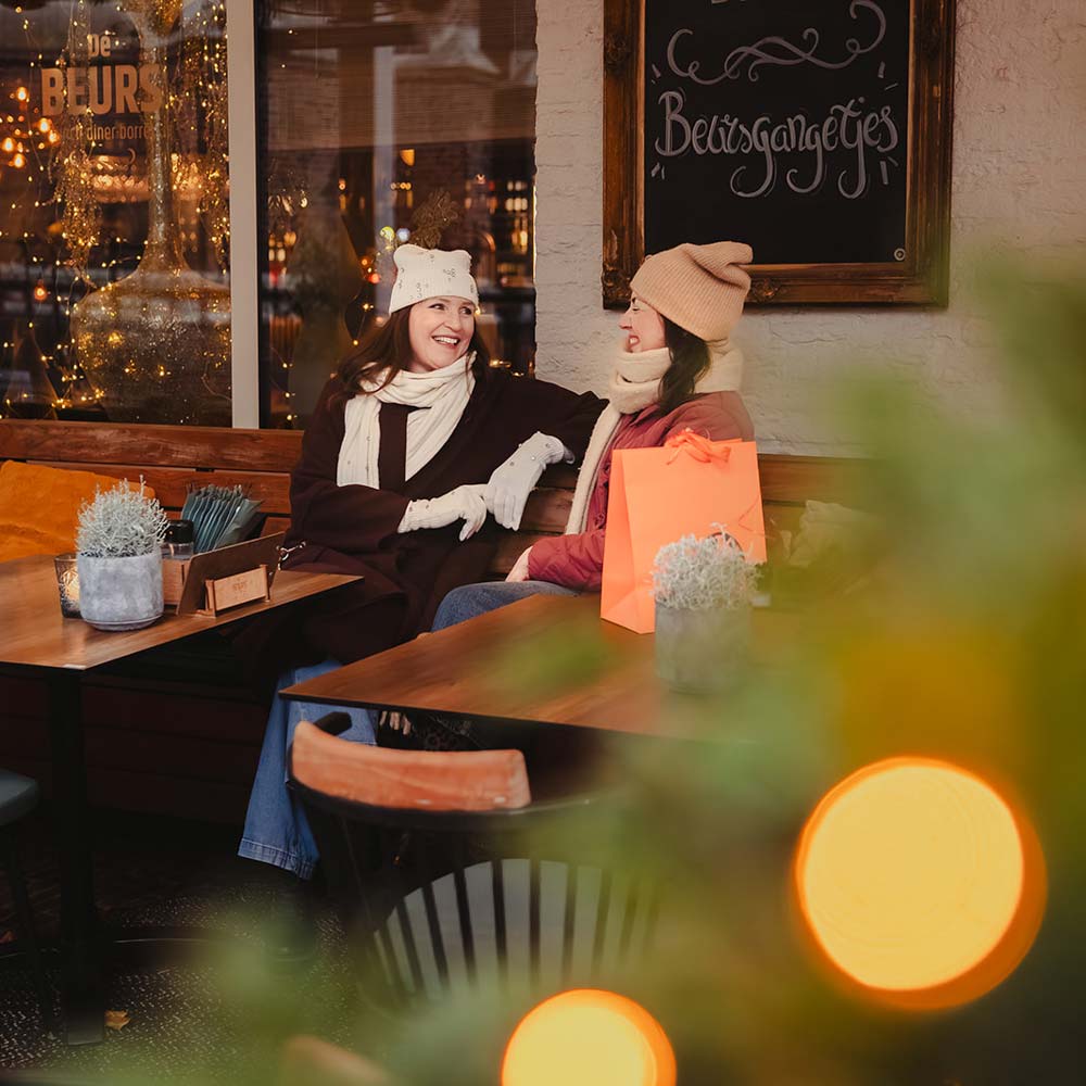 Foto gemaakt van de winterse gezellige sferen in Oirschot voor Visit Oirschot